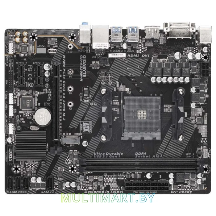 Материнская плата Gigabyte GA-A320M-H (rev. 1.0)